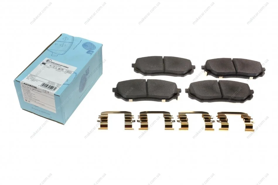<strong>Комплект гальмівних колодок з 4 шт. дисків BLUE PRINT ADG042166 (фото 1)</strong>