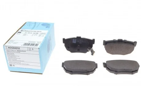 Гальмівні колодки дискові для Hyundai, KIA, Nissan BLUE PRINT ADG04232 фото товару