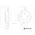 <strong>KIA Гальмівний диск задній STINGER (CK) 3.3 T-GDi 17- BLUE PRINT ADG043244 (фото 1)</strong>