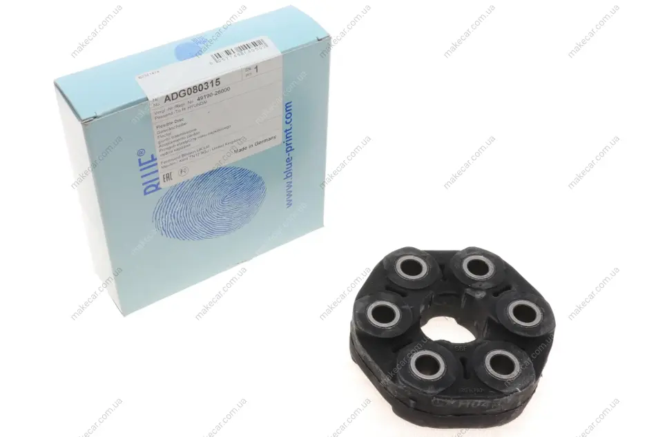 <strong>Диск еластичний(муфта) BLUE PRINT ADG080315 (фото 1)</strong>