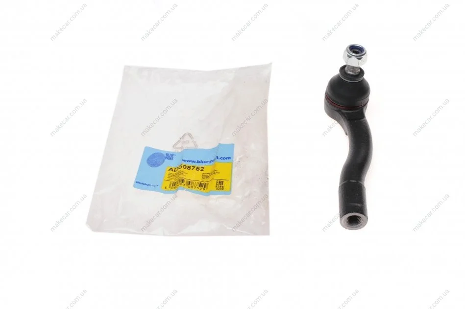 <strong>Наконечник тяги рульової з гайкою BLUE PRINT ADG08752 (фото 1)</strong>