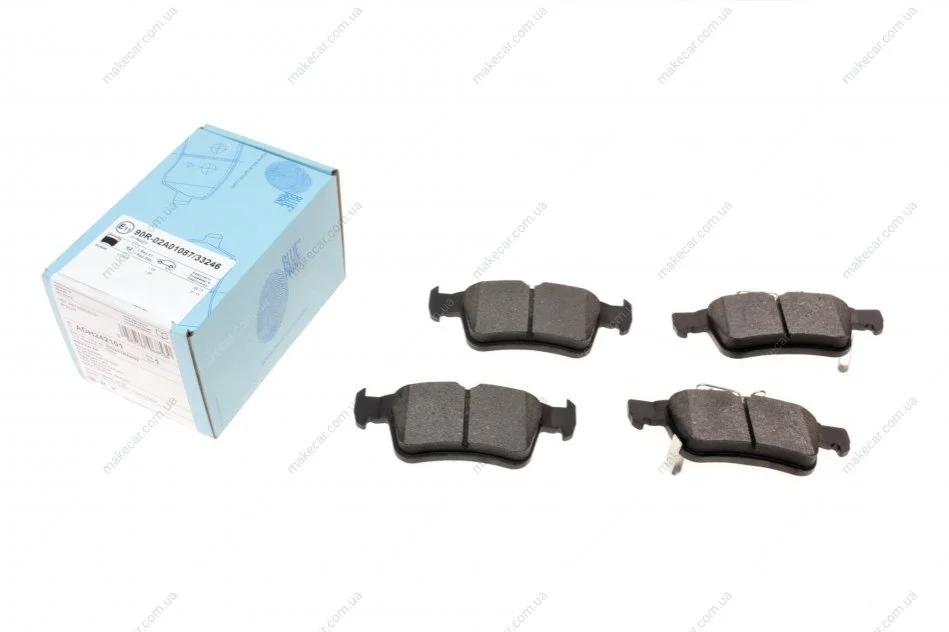 <strong>Комплект гальмівних колодок з 4 шт. дисків BLUE PRINT ADH242101 (фото 1)</strong>
