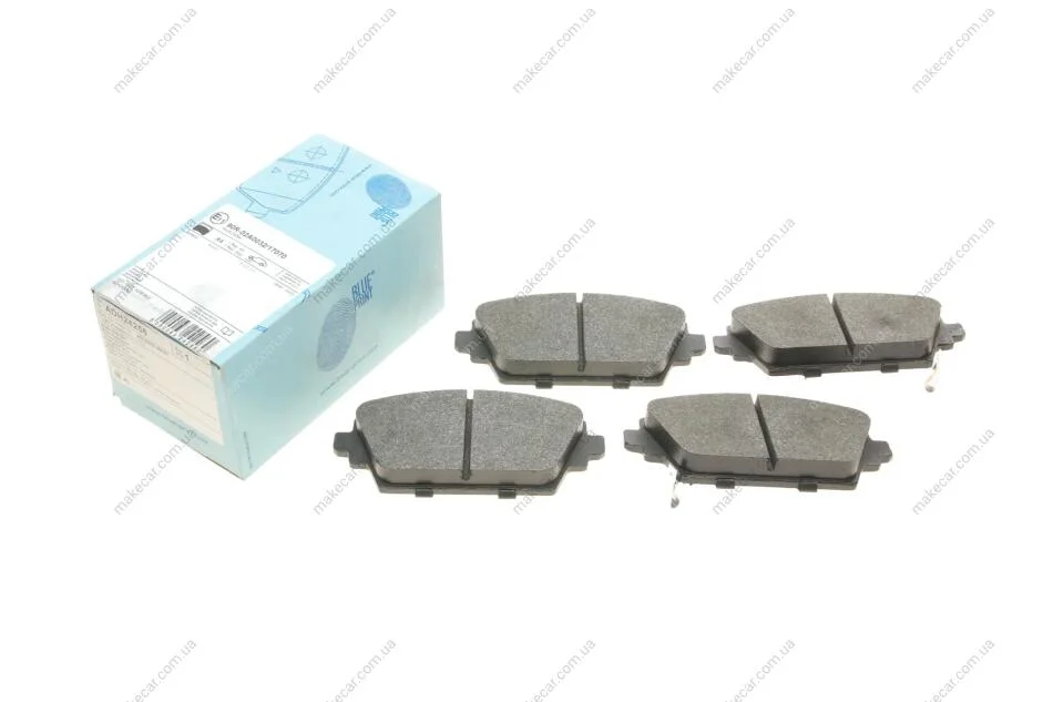 <strong>Комплект гальмівних колодок з 4 шт. дисків BLUE PRINT ADH24256 (фото 1)</strong>