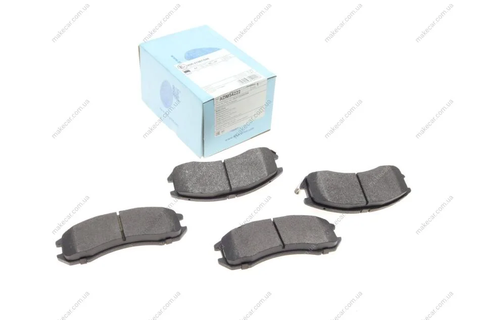 <strong>Комплект гальмівних колодок з 4 шт. дисків BLUE PRINT ADM54222 (фото 1)</strong>