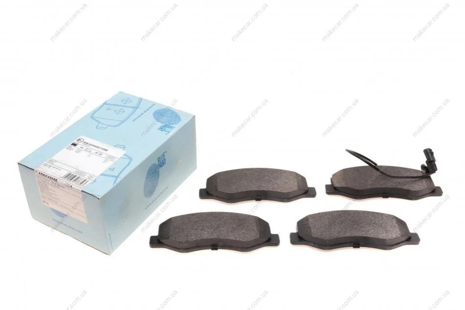 <strong>Комплект гальмівних колодок з 4 шт. дисків BLUE PRINT ADN142155 (фото 1)</strong>