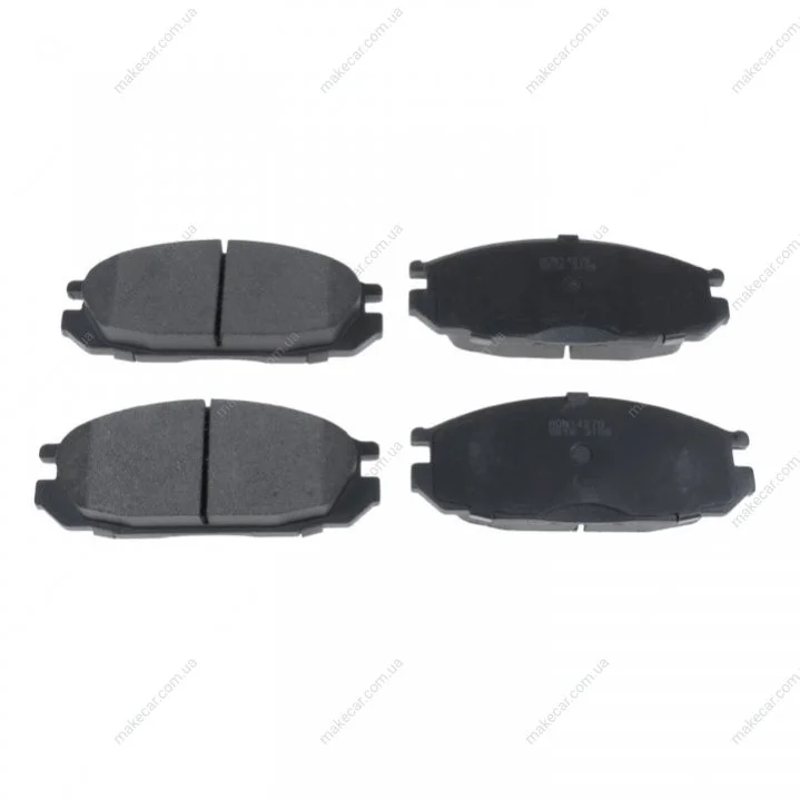 <strong>NISSAN Колодки тормозные задние Patrol 2.8/3.2/3.3 88- BLUE PRINT ADN14279 (фото 1)</strong>