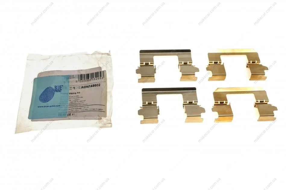 <strong>К-т встановлення колодок гальмівних BLUE PRINT ADN148602 (фото 1)</strong>