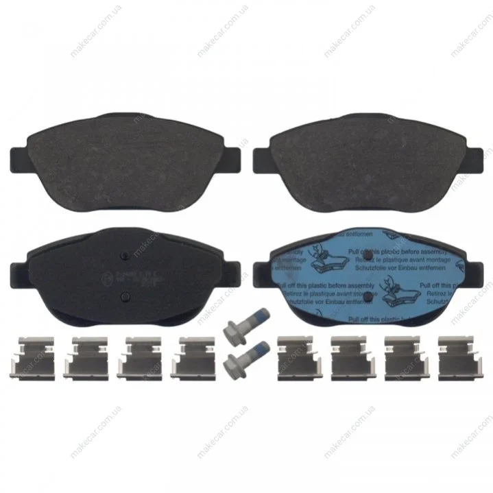 <strong>CITROEN Тормозные колодки передн.C3 BLUE PRINT ADP154208 (фото 1)</strong>