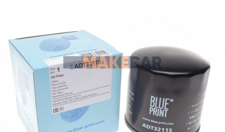Фильтр масляный BLUE PRINT ADT32115 (фото 1)