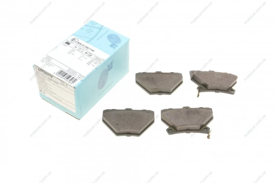 <strong>Комплект гальмівних колодок з 4 шт. дисків BLUE PRINT ADT342114 (фото 1)</strong>