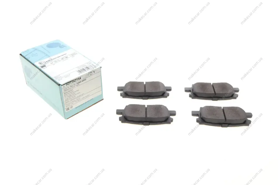 <strong>Комплект гальмівних колодок з 4 шт. дисків BLUE PRINT ADT342154 (фото 1)</strong>