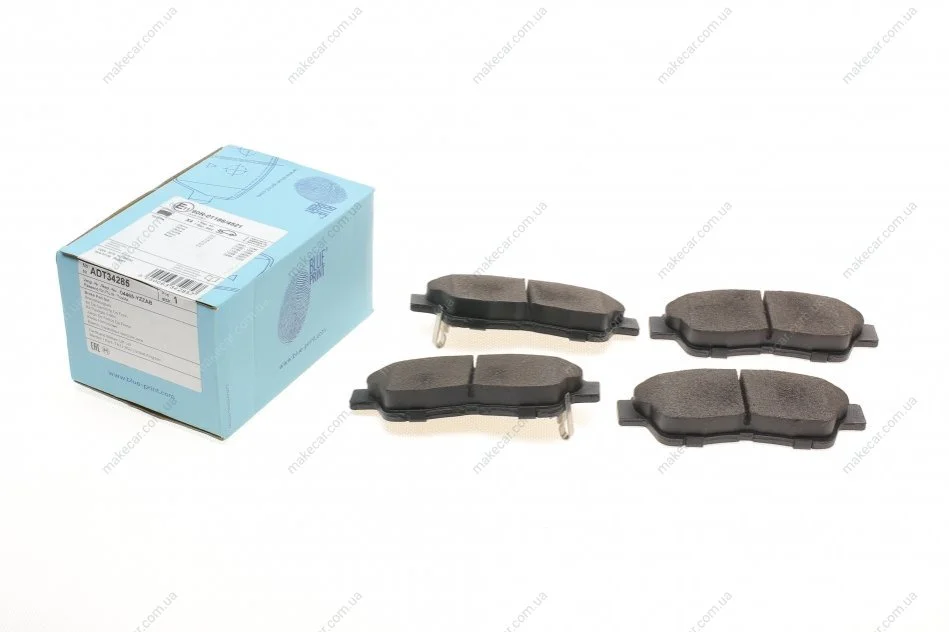 <strong>Комплект гальмівних колодок з 4 шт. дисків BLUE PRINT ADT34285 (фото 1)</strong>