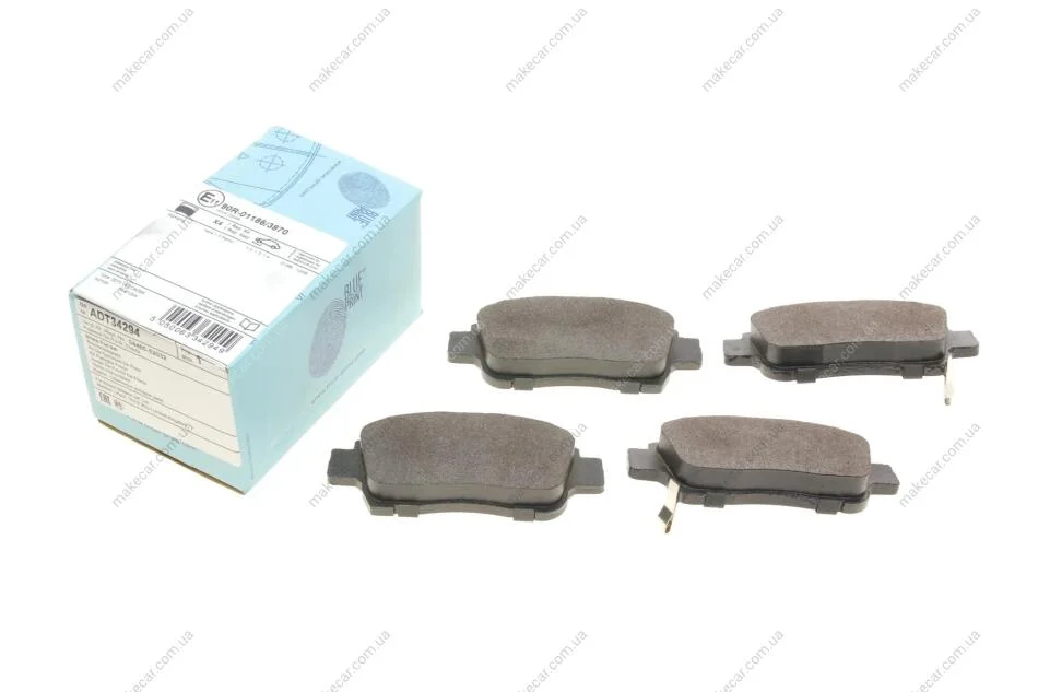 <strong>Комплект гальмівних колодок з 4 шт. дисків BLUE PRINT ADT34294 (фото 1)</strong>