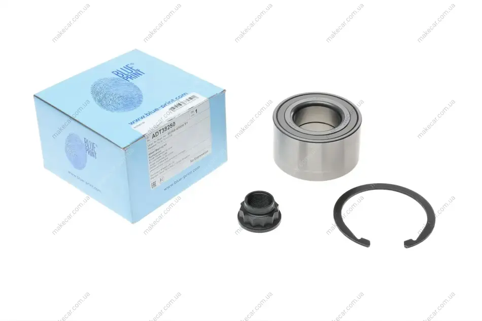 <strong>TOYOTA Подшипник передней ступицы RAV 4 00-, Avensis Verso 2,0 00-. BLUE PRINT ADT38250 (фото 1)</strong>