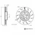 <strong>DB диск гальмівний перед. W177/W247 BLUE PRINT ADU1743113 (фото 1)</strong>