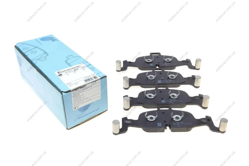 <strong>К-т колодок гальмівних BLUE PRINT ADV184221 (фото 1)</strong>