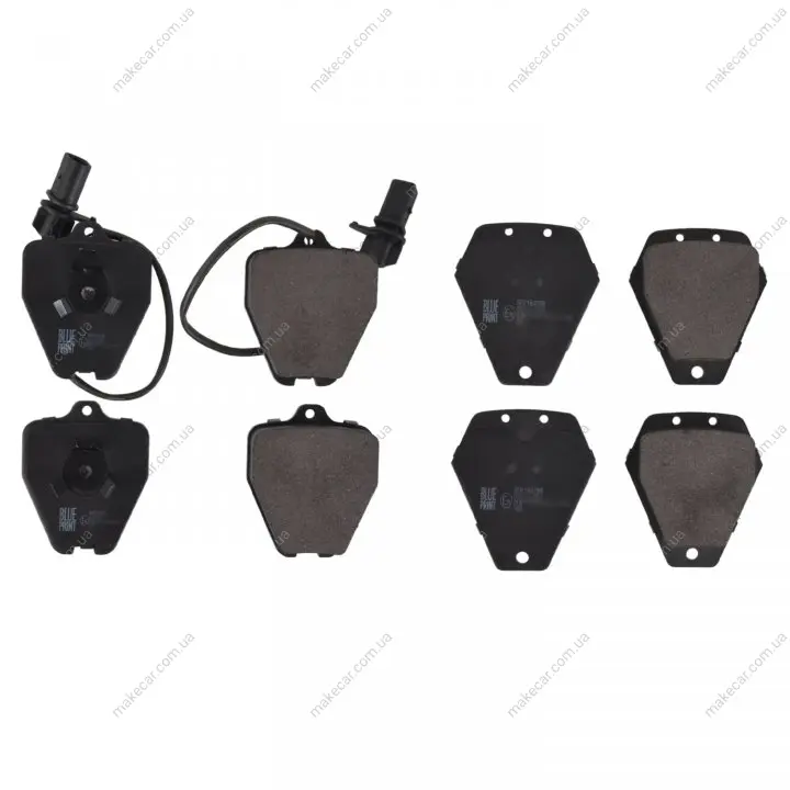 <strong>Комплект гальмівних колодок передн, AUDI A6 C4, A6 C5, A8 D2 2.5D-4.2 03.94-01.05 BLUE PRINT ADV184288 (фото 1)</strong>