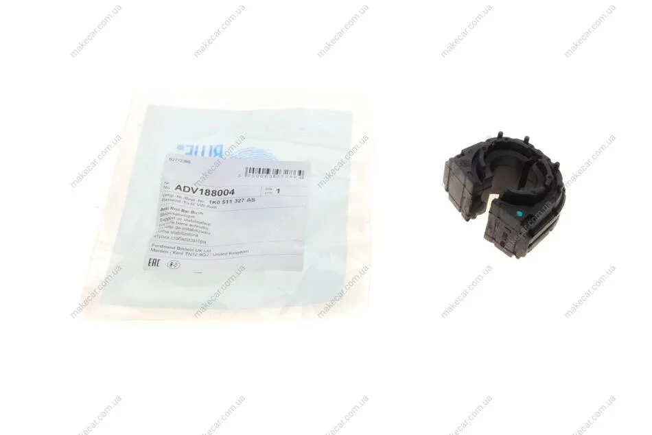 <strong>Подушка(втулка) стабілізатора (Blue Print) BLUE PRINT ADV188004 (фото 1)</strong>