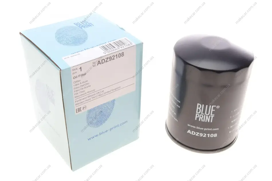 <strong>Фільтр масляний BLUE PRINT ADZ92108 (фото 1)</strong>