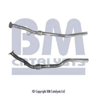 Вихлопна труба передн AUDI A6 C5 SKODA SUPERB I VW PASSAT B5.5 1.8/2.0 01.97-03.08 для BM CATALYSTS BM50201 фото товару