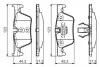 <strong>Комплект колодок задніх F21/F20/F23/F22/F30/F31/F34 BMW 34216873093 (фото 6)</strong>