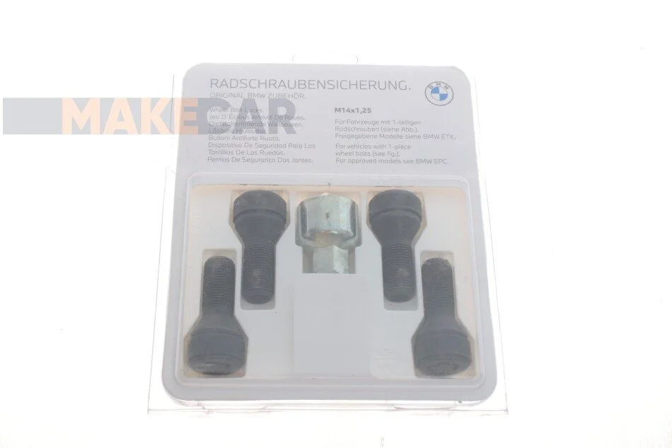 <strong>К-кт фіксаторів колесн. болта хром CR(VI), M14X1,2 BMW 36132453961 (фото 1)</strong>