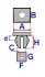 <strong>Затискач E46E65E66E8 BMW 51458266814 (фото 2)</strong>