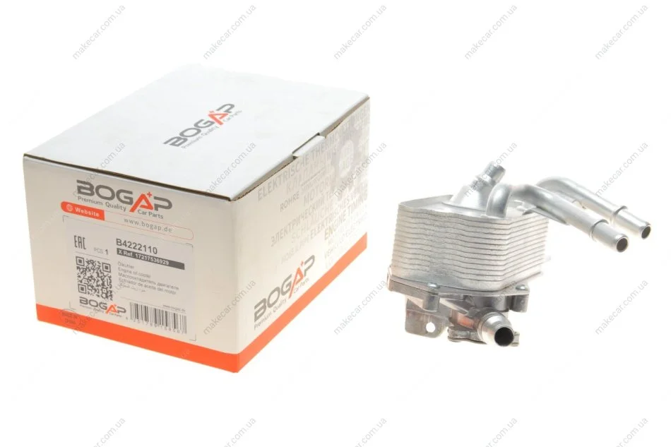 <strong>Радіатор масляний BOGAP B4222110 (фото 1)</strong>