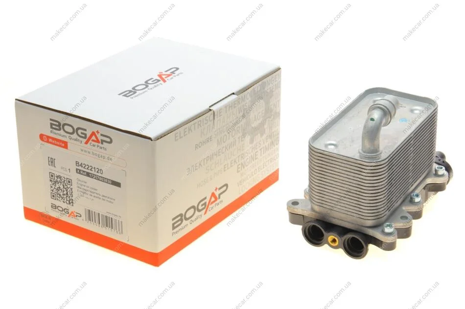 <strong>Радіатор оливний BOGAP B4222120 (фото 1)</strong>