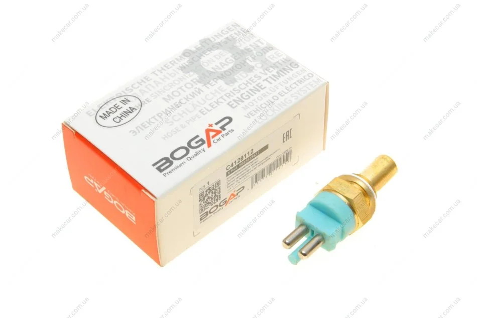 <strong>Датчик температури охолоджуючої рідини BOGAP C4126112 (фото 1)</strong>
