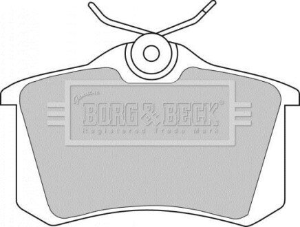 - Гальмівні колодки до дисків BORG & BECK BBP1542 фото товару