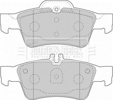- Гальмівні колодки до дисків BORG & BECK BBP1798 фото товару
