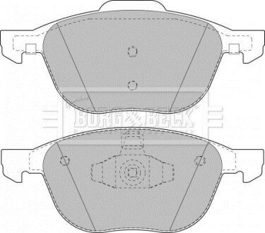 - Гальмівні колодки до дисків BORG & BECK BBP1864 фото товару