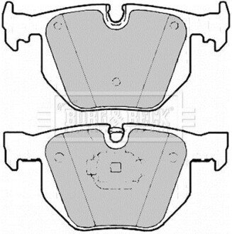 - Гальмівні колодки до дисків BORG & BECK BBP2183 фото товару