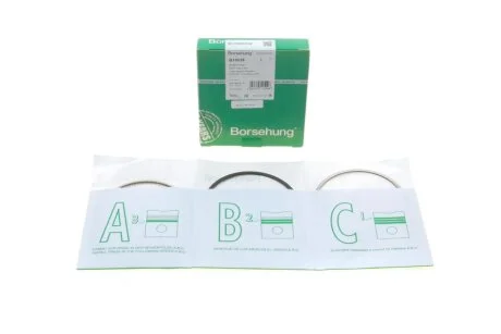 Кільця поршневі к-кт для Audi, Seat, Volkswagen, Skoda, Lamborghini Borsehung B19039 фото товару