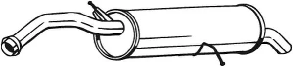 <strong>Глушник задня частина CITROEN C4 (08-11), PEUGEOT 308 (07-14) BOSAL 135-093 (фото 1)</strong>