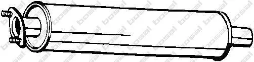<strong>Глушник передній резонатор Ford Focus C-MAX 03- BOSAL 154711 (фото 1)</strong>