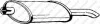 <strong>Глушник задня частина OPEL ASTRA F 91-96 BOSAL 185-999 (фото 1)</strong>