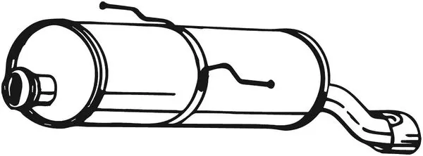 <strong>Глушник задній Peugeot 206 98-13 BOSAL 190603 (фото 1)</strong>