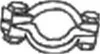 <strong>Затискач вихлопної системи (66мм) CITROEN AX, BX, XSARA RENAULT CLIO II, KANGOO TOYOTA YARIS 1.0-2.0 07.86- BOSAL 254-355 (фото 1)</strong>