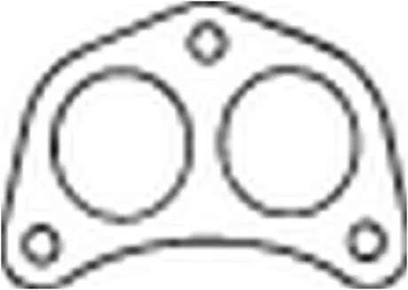 Прокладка випускної системи FORD COURIER, ESCORT CLASSIC, ESCORT III, ESCORT III EXPRESS, ESCORT IV, ESCORT IV EXPRESS, ESCORT V, ESCORT V EXPRESS, ESCORT VI 1.6D/1.8D 09.83-04.03 для BOSAL 256-642 фото товару