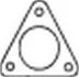 <strong>Прокладка випускної системи VOLVO S60 I ALFA ROMEO 145, 146, 155, 156, 164, GTV, SPIDER AUDI 90 B3 FIAT BRAVA, BRAVO I, BRAVO II, MAREA, MULTIPLA, PUNTO, STILO 1.2-3.2 08.88-12.14 BOSAL 256-846 (фото 1)</strong>