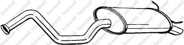 <strong>Глушник задня частина RENAULT LAGUNA I 94-97 BOSAL 278-769 (фото 1)</strong>