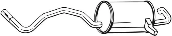 <strong>Глушитель задняя часть RENAULT M?GANE II 02- BOSAL 280-813 (фото 1)</strong>