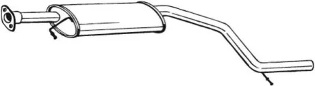 Глушитель средняя часть FORD MONDEO (00-07) для BOSAL 281-067 фото товара