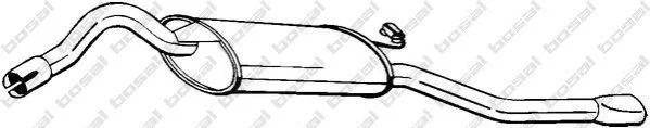<strong>Глушитель задняя часть SKODA Cube (97-98), SKODA FELICIA (95-01) BOSAL 281-097 (фото 1)</strong>