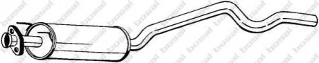 Глушник середня частина OPEL ASTRA 94-96 для Opel BOSAL 282-309 фото товару