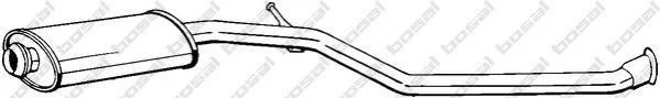 <strong>Глушник середня частина CITROEN Berlingo (99-05), PEUGEOT PARTNER (99-08) BOSAL 282-335 (фото 1)</strong>