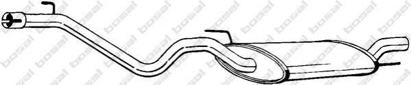 <strong>Глушник задня частина VW GOLF III 93-97 BOSAL 282-373 (фото 1)</strong>
