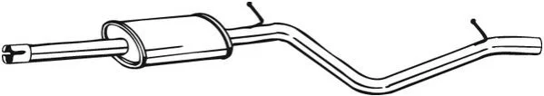 <strong>Глушитель средняя часть DACIA LOGAN MCV 07- BOSAL 284-395 (фото 1)</strong>